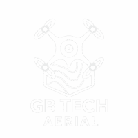 GB Tech Aerial company logo featuring drone icon